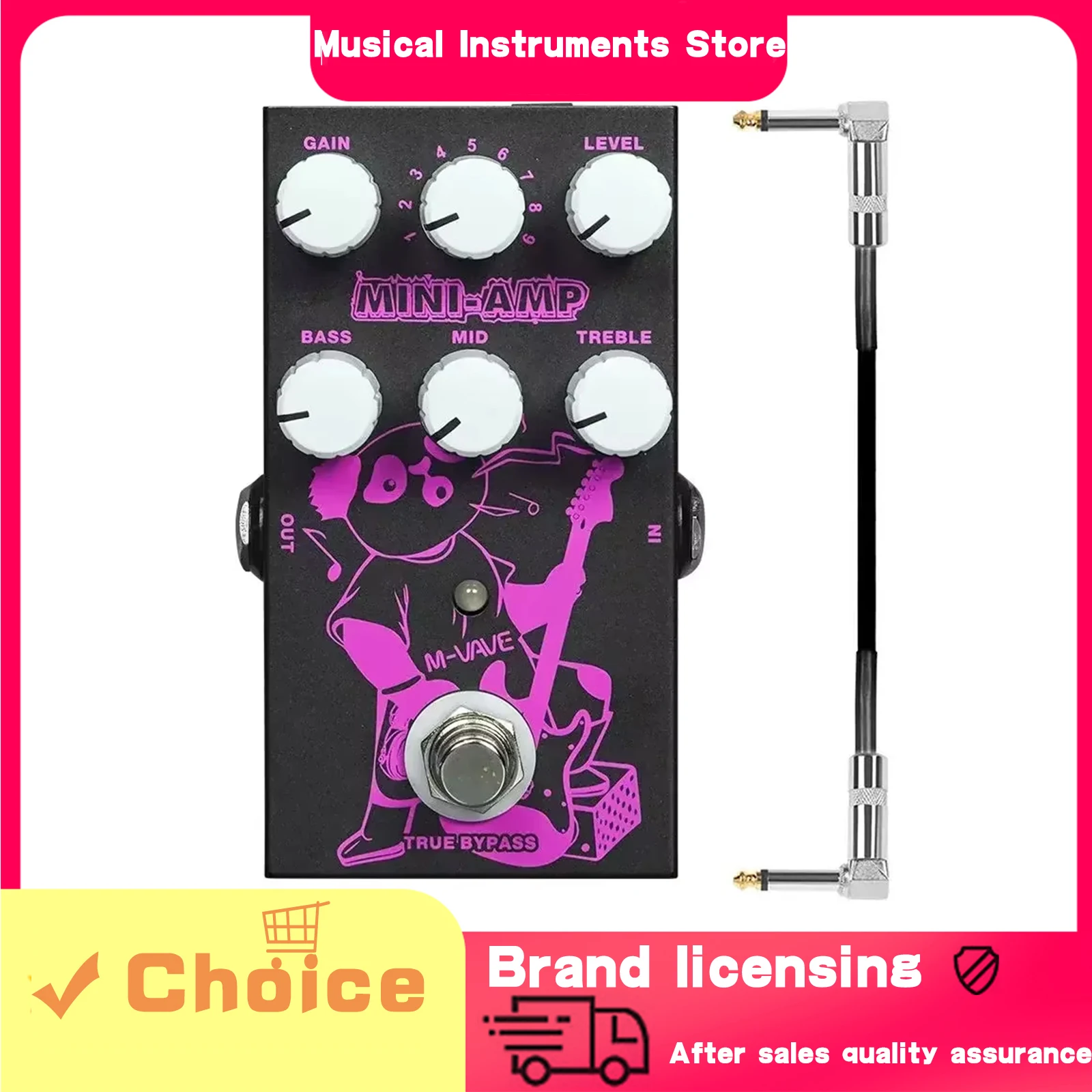 M-VAVE педаль эффектора для электрогитары MINI AMP усилители аналоговый эффект 1/4 моно аудио входной интерфейс аксессуар для электрогитары
M-VAVE педаль эффектора для электрогитары MINI AMP усилители аналоговый эффект 1/4 моно аудио входной интерфейс аксессуар для электрогитары