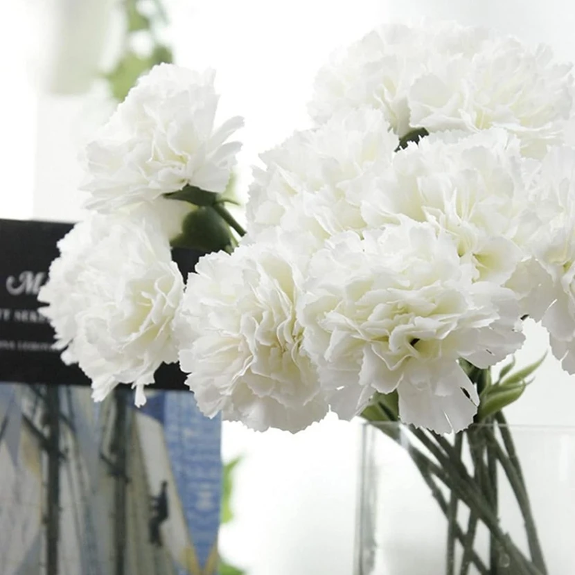 1/3pcs Artificial Flowers Silk Carnations Home Wedding Bride Bouquets Christmas Table Decor Garden DIY Gift Candy Box Scrapbooks
1/3pcs Artificial Flowers Silk Carnations Home Wedding Bride Bouquets Christmas Table Decor Garden DIY Gift Candy Box Scrapbooks