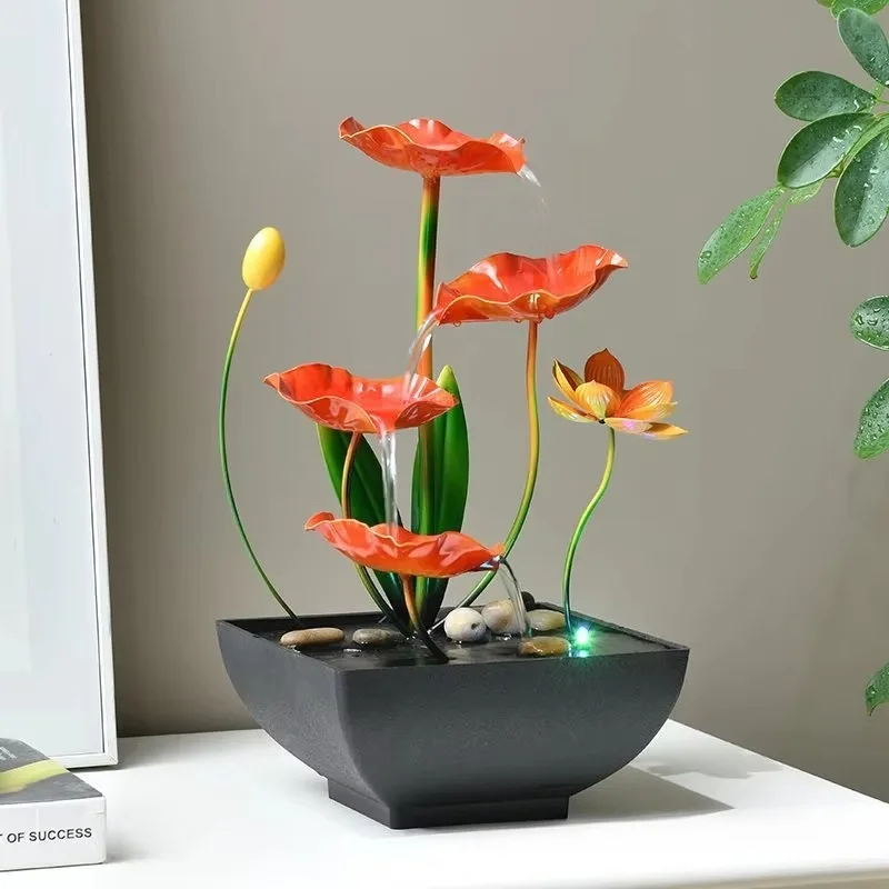 Modern Flowing Ornaments Simple Circulating Water Desktop Living Room Lucky Decoration Small Fountain Waterscape
Modern Flowing Ornaments Simple Circulating Water Desktop Living Room Lucky Decoration Small Fountain Waterscape