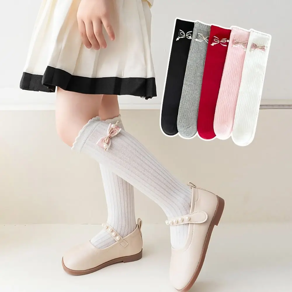 New Cotton Children's Mid-calf Socks Lolita Bow Ribbon Girls Socks Red Children Mid-Length Socking New Year
New Cotton Children's Mid-calf Socks Lolita Bow Ribbon Girls Socks Red Children Mid-Length Socking New Year