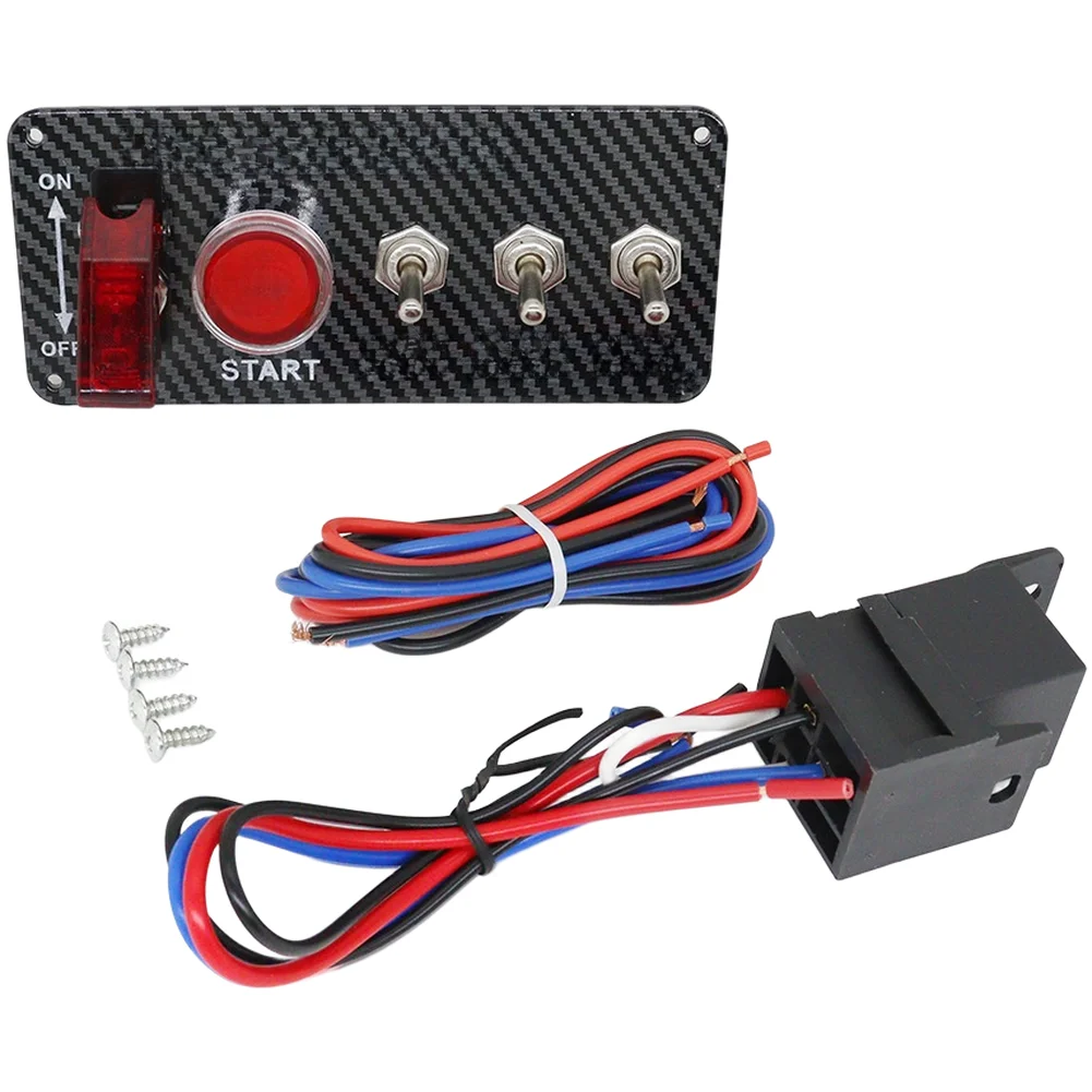 Комплект переключателя зажигания для автомобиля со светодиодной подсветкой и кнопкой запуска для гоночных автомобилей, совместимый с различными моделями
Комплект переключателя зажигания для автомобиля со светодиодной подсветкой и кнопкой запуска для гоночных автомобилей, совместимый с различными моделями