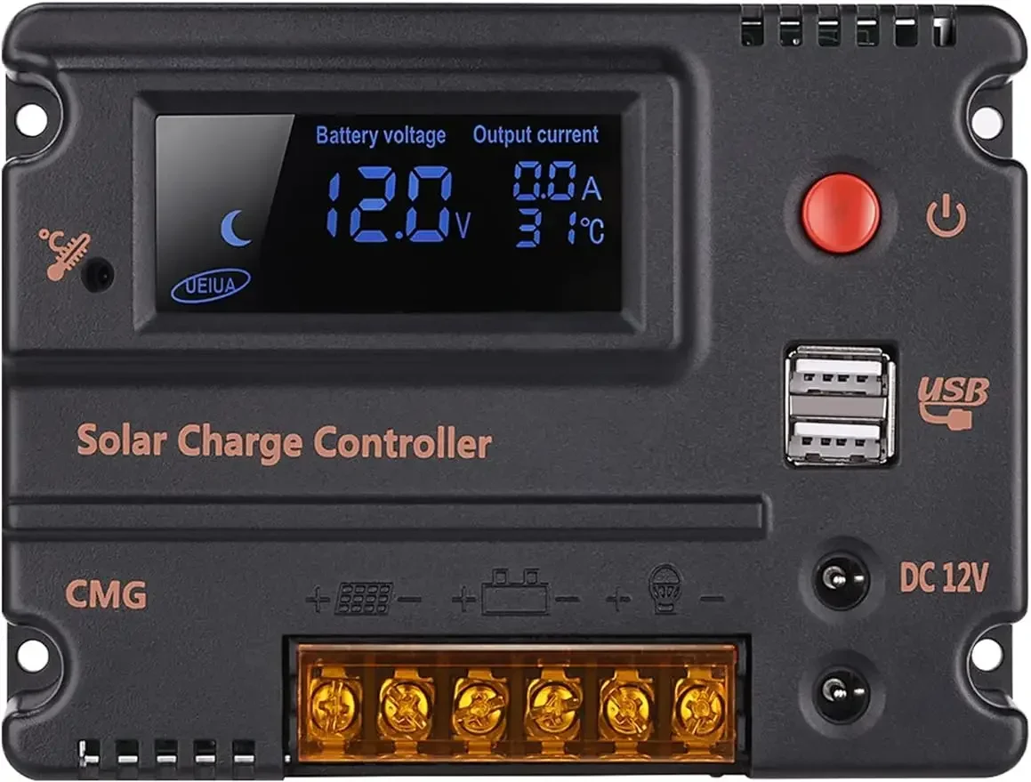 10A 20A 12V 24V контроллер заряда солнечной батареи автоматический переключатель ЖК-дисплей солнечная панель регулятор батареи защита от перегрузки двойной USB
10A 20A 12V 24V контроллер заряда солнечной батареи автоматический переключатель ЖК-дисплей солнечная панель регулятор батареи защита от перегрузки двойной USB