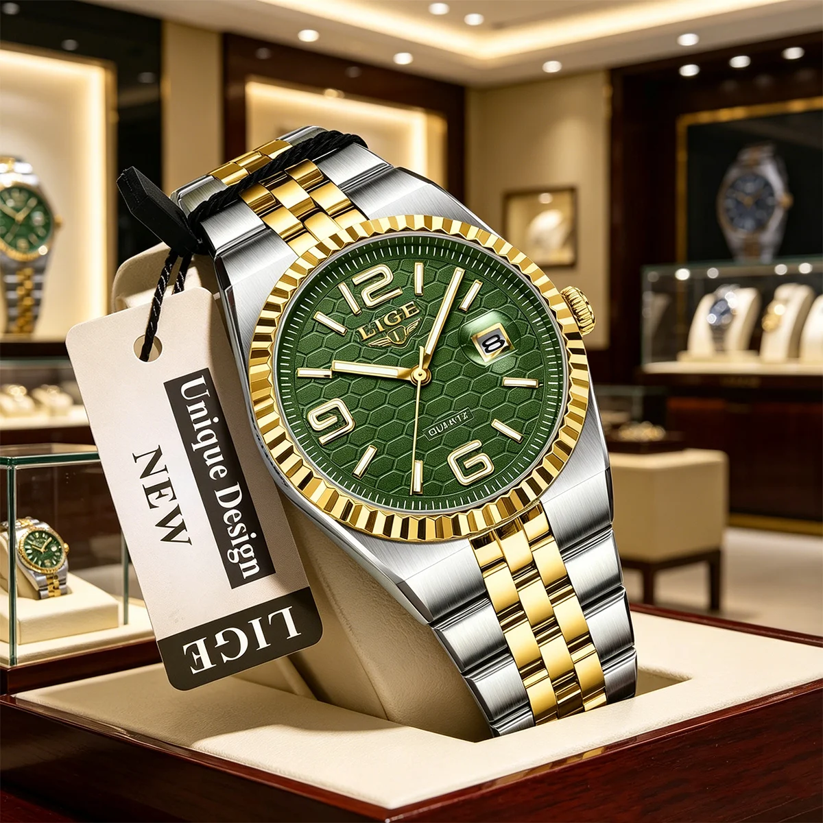 LIGE 2026 Business Mens Watches Elegant Luxury Quartz Wristwatches 30M Waterproof Luminous Steel Watches Mens Gift Reloj Mujer
LIGE 2026 Business Mens Watches Elegant Luxury Quartz Wristwatches 30M Waterproof Luminous Steel Watches Mens Gift Reloj Mujer