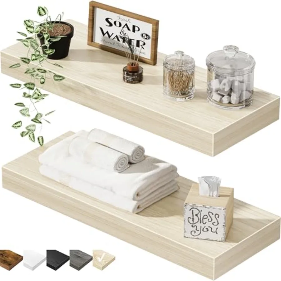 Bathroom Floating Shelves for Wall - Wall Mounted Shelf Over Toilet Farmhouse Home Decor Display Bookshelf Small 15.7 x 6.7 inc
Bathroom Floating Shelves for Wall - Wall Mounted Shelf Over Toilet Farmhouse Home Decor Display Bookshelf Small 15.7 x 6.7 inc