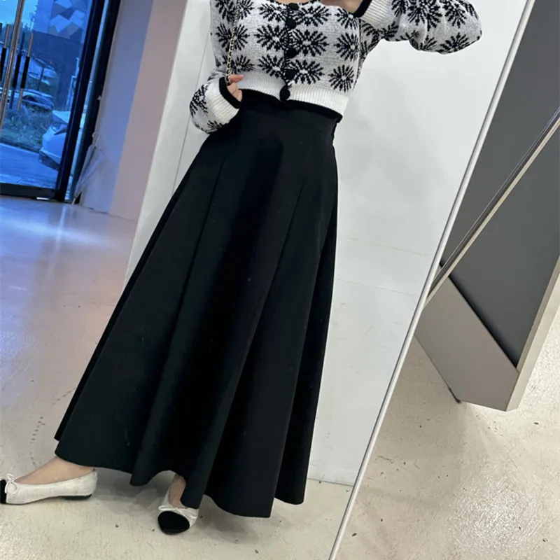 Elastic Waist Pleated Skirt Korean Style Spring Autumn Winter Women's Fashion Casual Skirt for School Travel Date
Elastic Waist Pleated Skirt Korean Style Spring Autumn Winter Women's Fashion Casual Skirt for School Travel Date