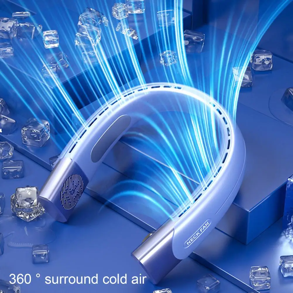 2024 Summer Portable Hanging Neck Fan Fast Cooling USB Rechargeable Wearable Bladeless Fan Outdoor Sports Home Office Cooler
2024 Summer Portable Hanging Neck Fan Fast Cooling USB Rechargeable Wearable Bladeless Fan Outdoor Sports Home Office Cooler