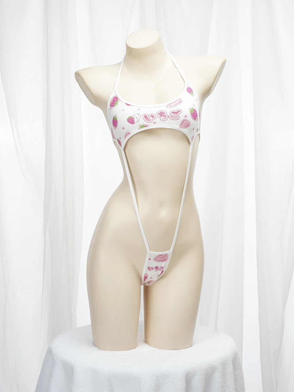 Stberry Bikini Onesie Tee-Point Strap Home Clothes Sexy Youth Cotton Polyester Print Spwear for Women Underwear
Stberry Bikini Onesie Tee-Point Strap Home Clothes Sexy Youth Cotton Polyester Print Spwear for Women Underwear