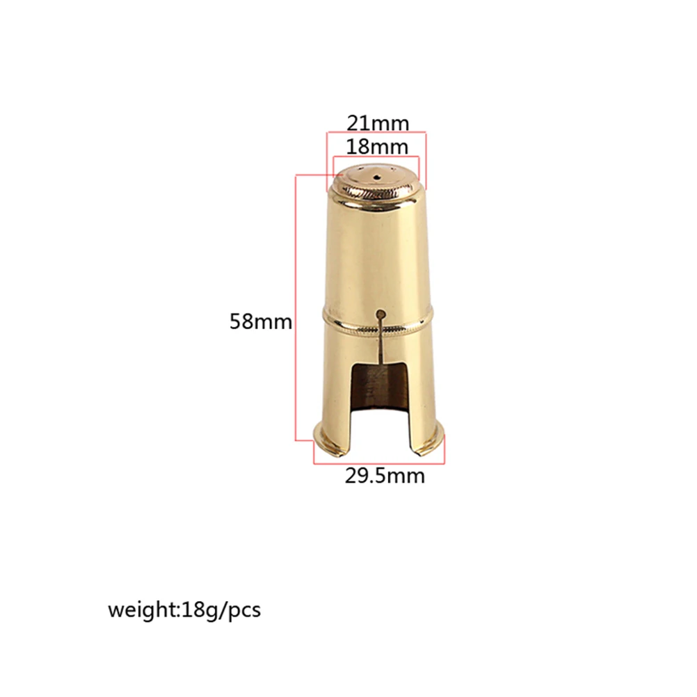 Saxophone Mouthpiece Cap 58Mm Golden Size S Protective for Alto Tenor Sax Prevent Damage Enhance Sound Quality Metal Sax Cap
Saxophone Mouthpiece Cap 58Mm Golden Size S Protective for Alto Tenor Sax Prevent Damage Enhance Sound Quality Metal Sax Cap