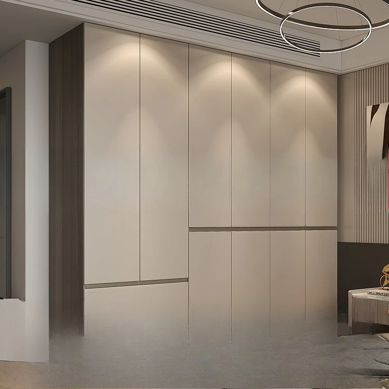 Stainless steel household bedroom 18mm combination finished product storage wardrobe
Stainless steel household bedroom 18mm combination finished product storage wardrobe