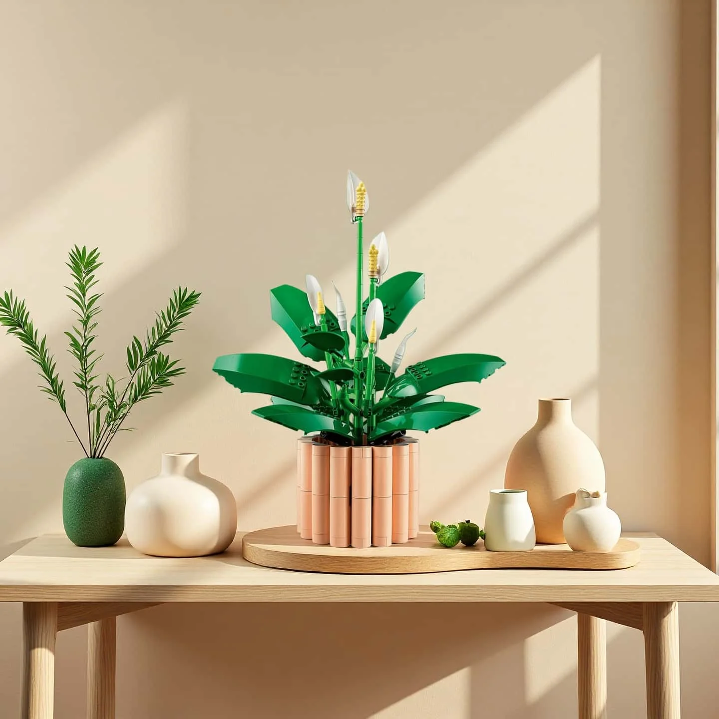 Moc 474Pcs Flower Peace Lily Puzzle Building Blocks Toy Gift Ornament Gift Birthday Gifts Home Decor Decoration
Moc 474Pcs Flower Peace Lily Puzzle Building Blocks Toy Gift Ornament Gift Birthday Gifts Home Decor Decoration