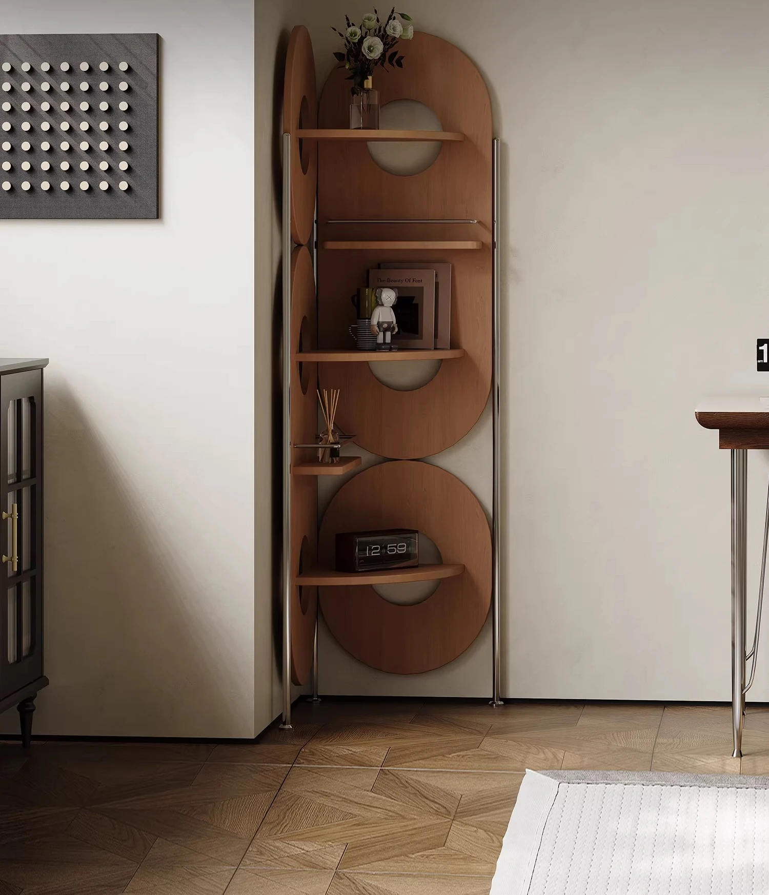 Retro solid wood corner cabinet Small apartment cherry wood corner cabinet Medium antique floor corner cabinet
Retro solid wood corner cabinet Small apartment cherry wood corner cabinet Medium antique floor corner cabinet