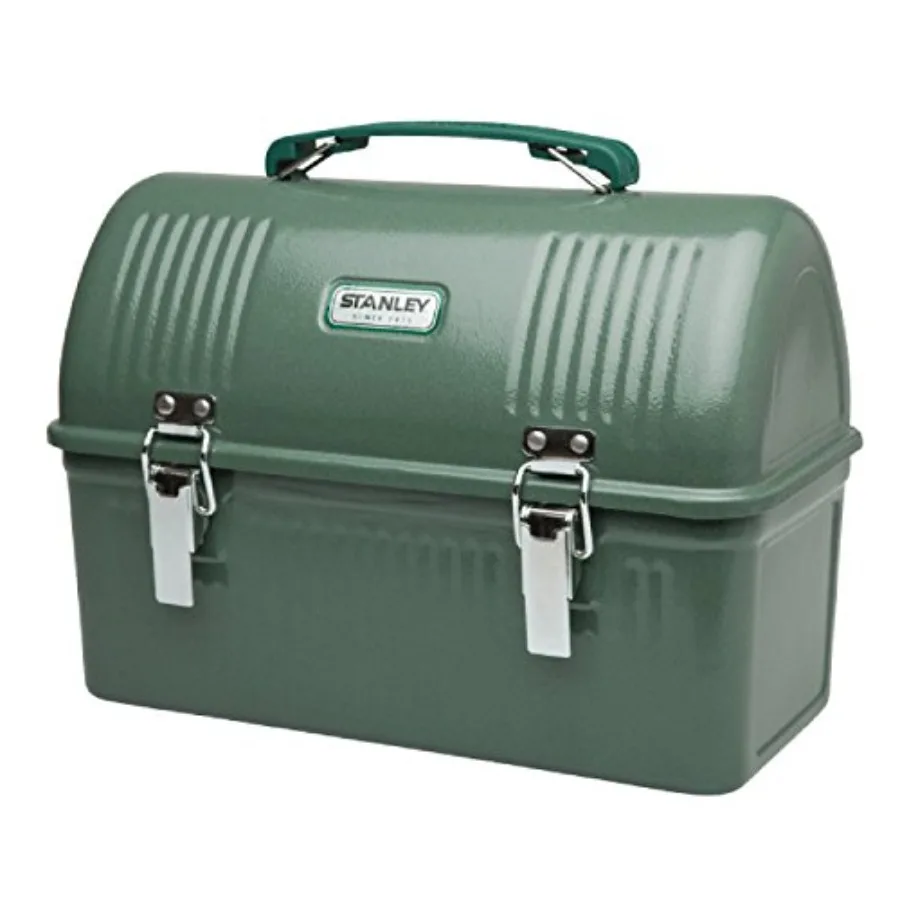 Classic Lunch Box 10 qt Vintage Metal Lunchbox Durable Meal Container with Handle and Latch Stores Food Drinks Thermos Water Bo
Classic Lunch Box 10 qt Vintage Metal Lunchbox Durable Meal Container with Handle and Latch Stores Food Drinks Thermos Water Bo