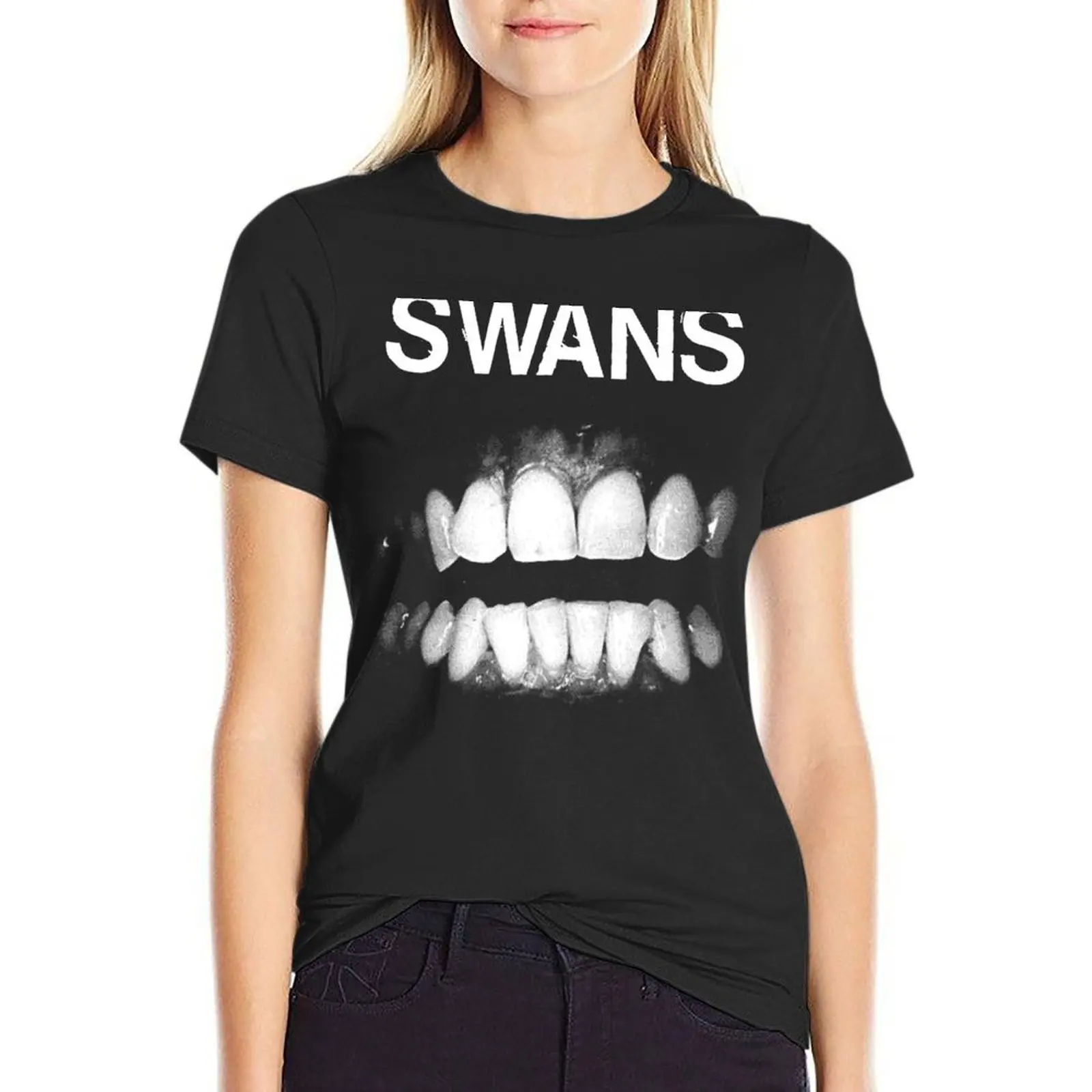 swans T-Shirt graphics sports fans summer top white t-shirt dress for Women sexy
swans T-Shirt graphics sports fans summer top white t-shirt dress for Women sexy