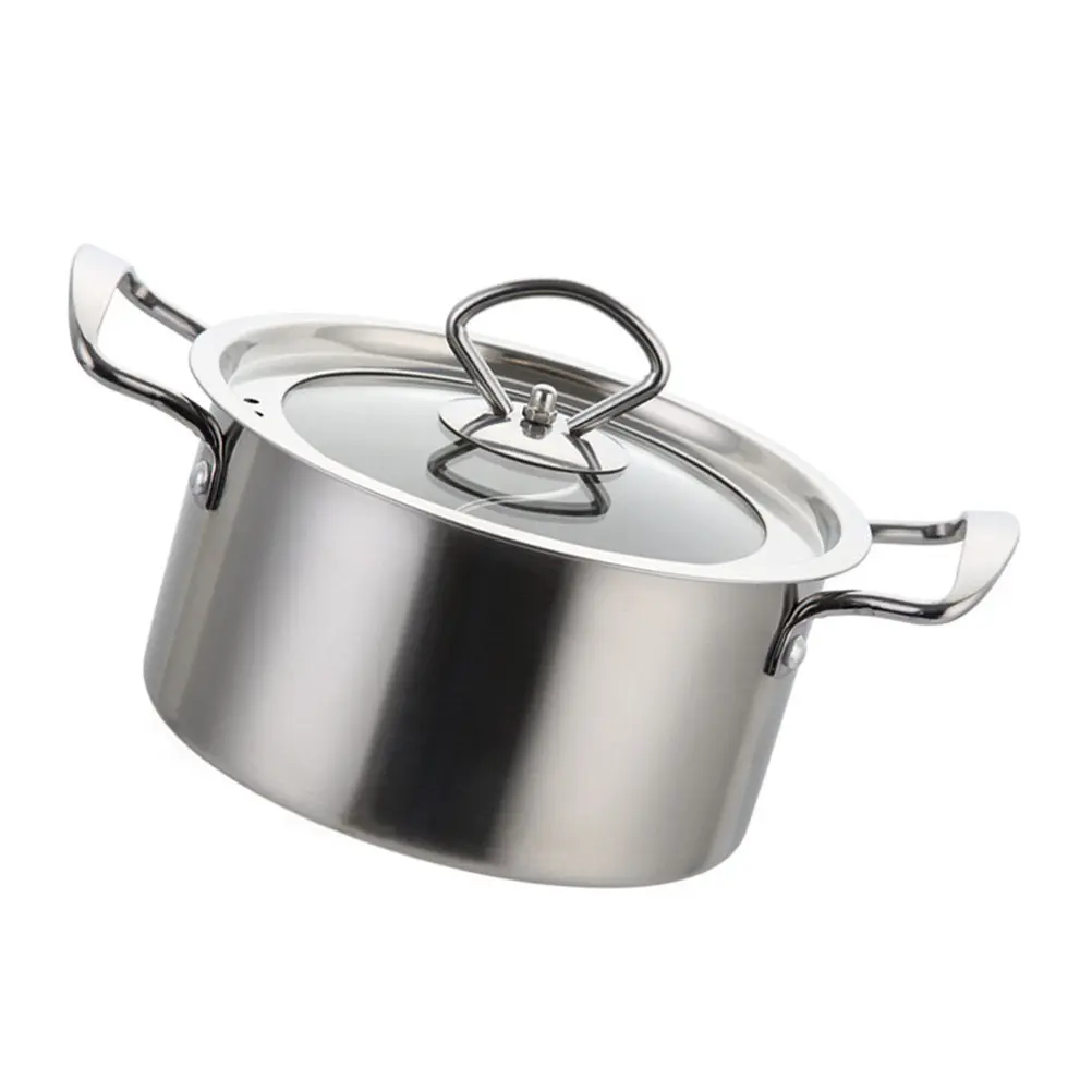 1Set Dual-Flavor Hot Pot Cooker 304 Stainless Steel Thickened Stockpot with Transparent Glass Lid for Induction Cooktop Family
1Set Dual-Flavor Hot Pot Cooker 304 Stainless Steel Thickened Stockpot with Transparent Glass Lid for Induction Cooktop Family