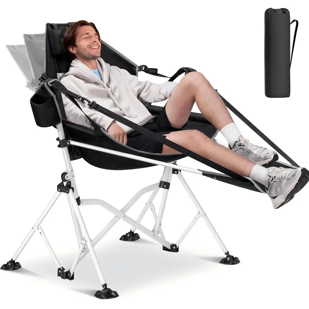 Portable Outdoor Hammock Chair with Removable Footrest, Adjustable Pillow and Height, Supports 400 lbs for Travel, Backyard, Pat
Portable Outdoor Hammock Chair with Removable Footrest, Adjustable Pillow and Height, Supports 400 lbs for Travel, Backyard, Pat
