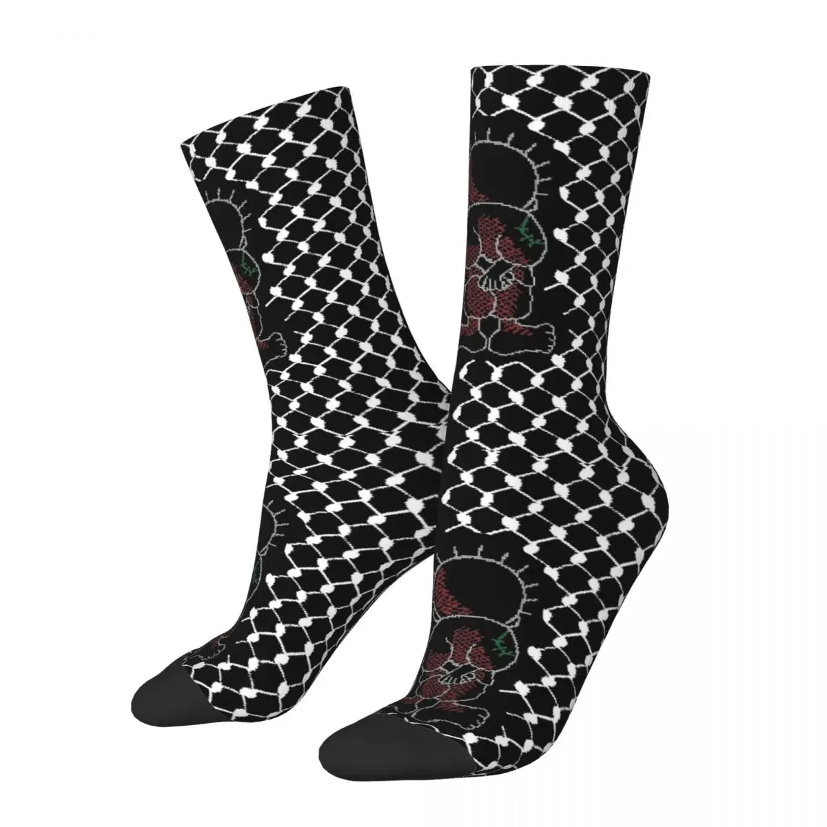 Palestinian Hatta Kufiya Folk Keffiyeh Socks Men Women Polyester Casual Socks Novelty Spring Summer Autumn Winter Socks Gifts
Palestinian Hatta Kufiya Folk Keffiyeh Socks Men Women Polyester Casual Socks Novelty Spring Summer Autumn Winter Socks Gifts
