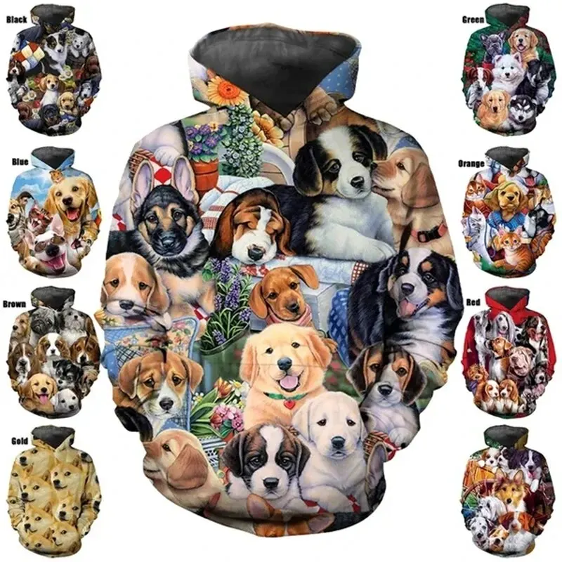 3D Print Cute Dog Pattern Hoodie Casual Long Sleeve Pullover Sweatshirts For Men Women Plus Size Hoodies Tops Streetwear
3D Print Cute Dog Pattern Hoodie Casual Long Sleeve Pullover Sweatshirts For Men Women Plus Size Hoodies Tops Streetwear