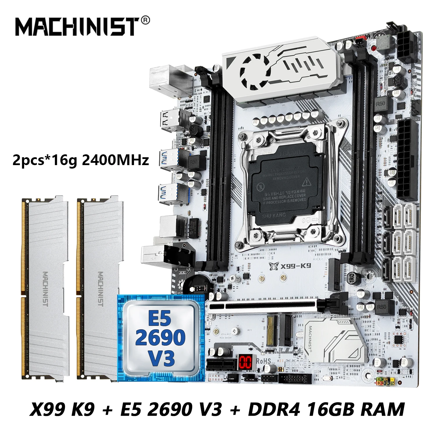 MACHINIST X99 комплект k9 материнская плата Combo LGA2011-3 Xeon E5 2690 V3 комплект ЦП DDR4 ОЗУ 16 ГБ * 2 шт. 2400 МГц память четырехканальный NVME USB 3,0
MACHINIST X99 комплект k9 материнская плата Combo LGA2011-3 Xeon E5 2690 V3 комплект ЦП DDR4 ОЗУ 16 ГБ * 2 шт. 2400 МГц память четырехканальный NVME USB 3,0