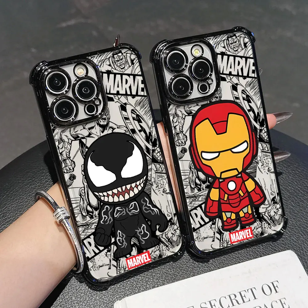 Marvel Cartoon Venom Iron Man Hulk Phone Case For Redmi Note 15 Pro 14 13 12 11 A7 15 Pro Plus 5G 15A 15C 14C 13C 12C Soft Cover
Marvel Cartoon Venom Iron Man Hulk Phone Case For Redmi Note 15 Pro 14 13 12 11 A7 15 Pro Plus 5G 15A 15C 14C 13C 12C Soft Cover