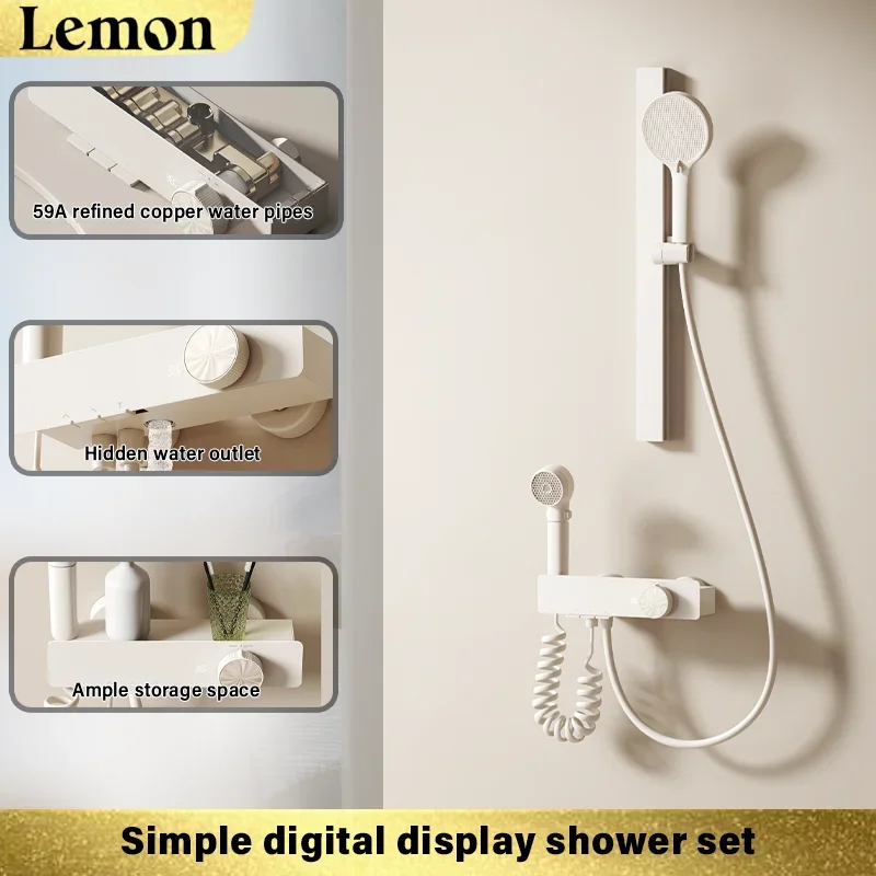 Rose Gold Bathroom Shower Faucet Set Wall Mounted Solid Brass Thermostatic Bathtub Faucet Modern Bathroom Sink Mixer Tap
Rose Gold Bathroom Shower Faucet Set Wall Mounted Solid Brass Thermostatic Bathtub Faucet Modern Bathroom Sink Mixer Tap