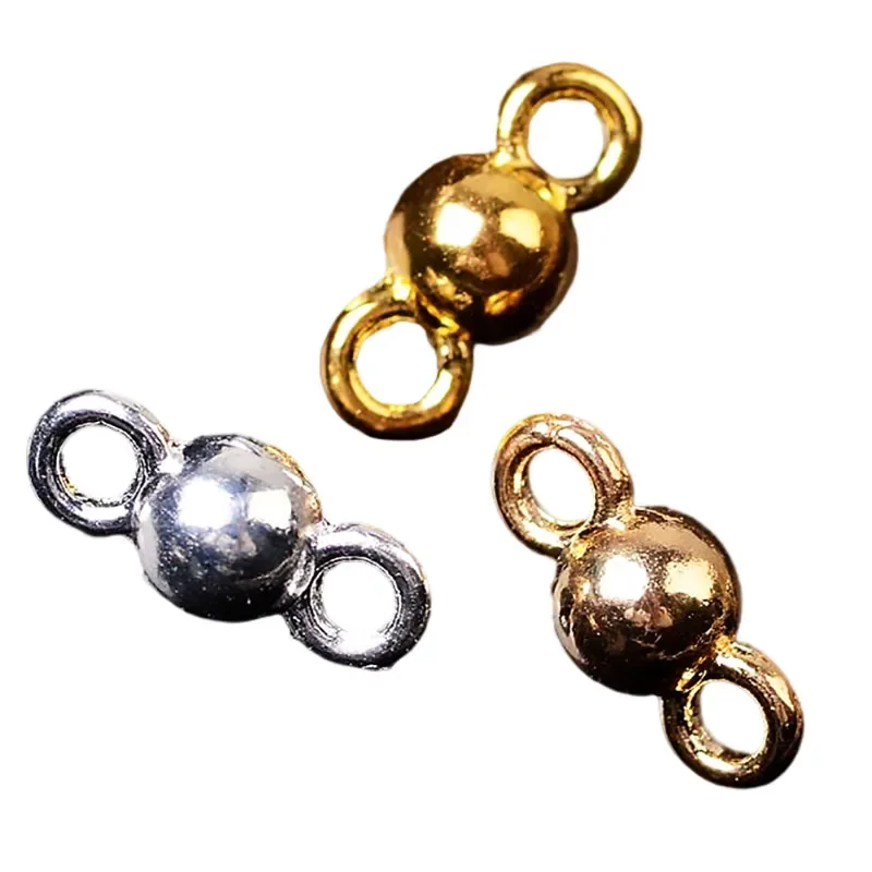 WZNB 50Pcs Small Ball Charms Double Hole Alloy Pendant Connector For Jewelry Making Handmade Bracelet Necklace Diy Accessories
WZNB 50Pcs Small Ball Charms Double Hole Alloy Pendant Connector For Jewelry Making Handmade Bracelet Necklace Diy Accessories