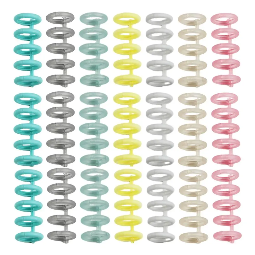 30 Pcs Wire Binding Rings Plastic Loose-leaf Binder Portable for Replacement 5-hole 5-rings
30 Pcs Wire Binding Rings Plastic Loose-leaf Binder Portable for Replacement 5-hole 5-rings