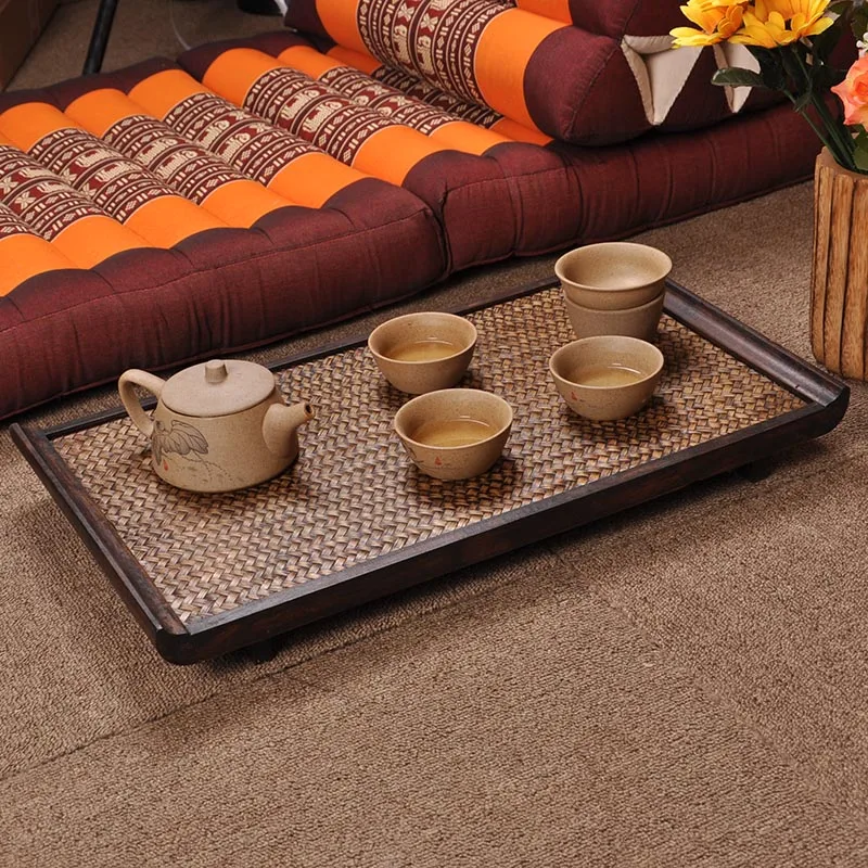 Thai solid wood bamboo tray rectangular fruit tray sitting room tea set tea tray hotel club spa southeast asian style
Thai solid wood bamboo tray rectangular fruit tray sitting room tea set tea tray hotel club spa southeast asian style