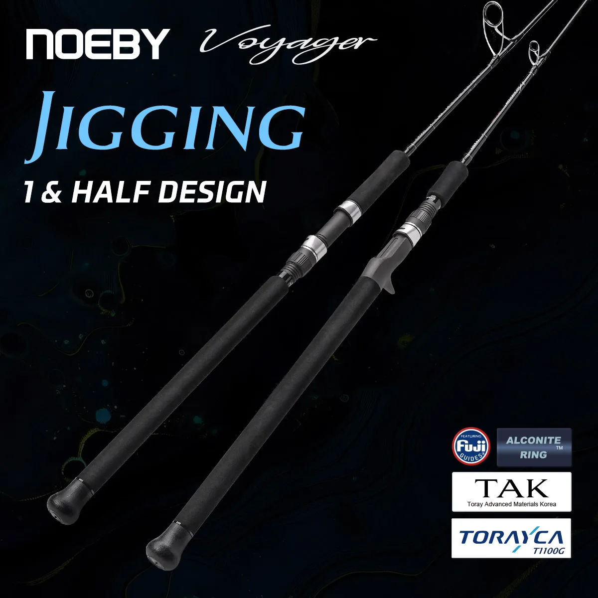 NOEBY 2 Section Voyager Jigging Spinning Casting Rod 1.83m Fuji Parts Max 210g Kingfish Tuna Big Game Offshore Fishing Rod
NOEBY 2 Section Voyager Jigging Spinning Casting Rod 1.83m Fuji Parts Max 210g Kingfish Tuna Big Game Offshore Fishing Rod