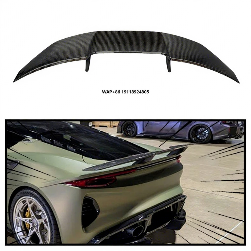 Emira VorST Style Dry Carbon Fiber Rear Spoiler GT Wing for Lotus Emira
Emira VorST Style Dry Carbon Fiber Rear Spoiler GT Wing for Lotus Emira