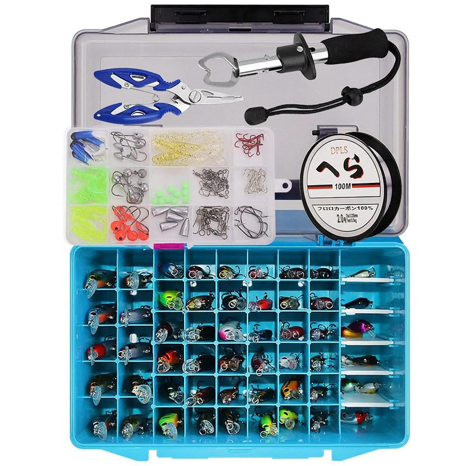 Tackle Box Fishing Hooks Crankbaits Fishing Lures for Walleye Trout Fishing
Tackle Box Fishing Hooks Crankbaits Fishing Lures for Walleye Trout Fishing