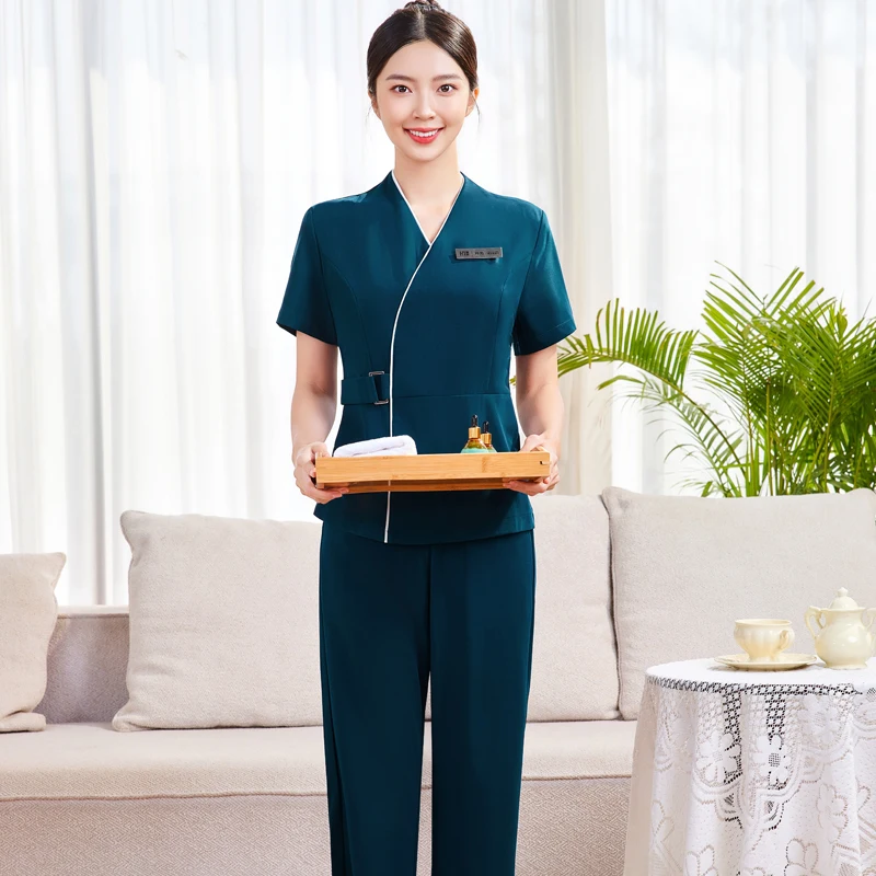 2025 Beautician Workwear Set Women Foot Bath Spa Health Center SPA Ear Picking Technician Suit Beauty Salon SPA Uniform Elegant
2025 Beautician Workwear Set Women Foot Bath Spa Health Center SPA Ear Picking Technician Suit Beauty Salon SPA Uniform Elegant