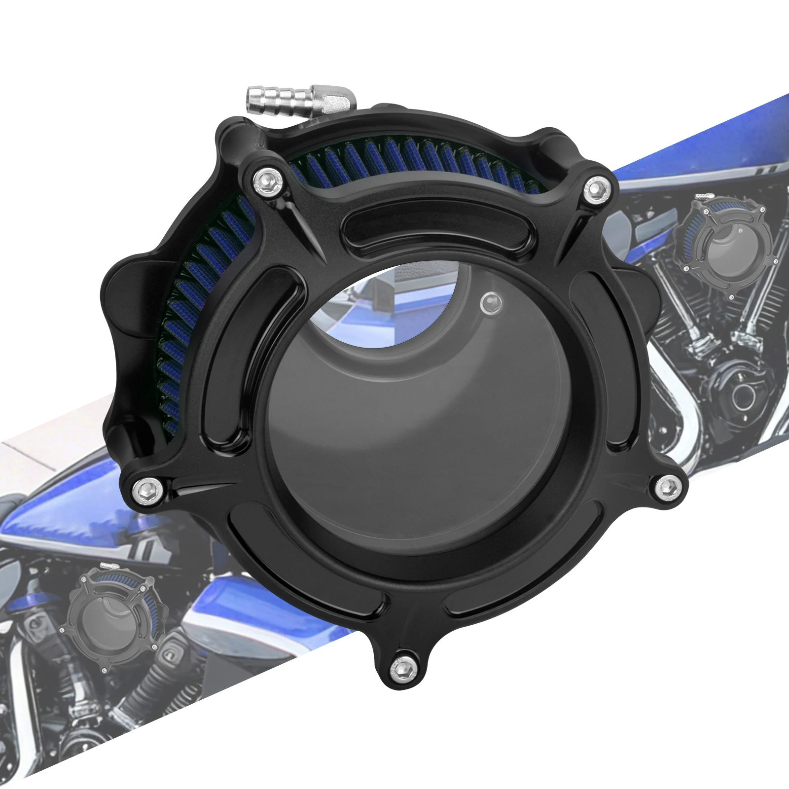 Motorcycle Blue Air Cleaner Intake System Fit For Harley Touring Street Glide FLHX Road Glide FLTRX 2024-2025 Softail Models
Motorcycle Blue Air Cleaner Intake System Fit For Harley Touring Street Glide FLHX Road Glide FLTRX 2024-2025 Softail Models