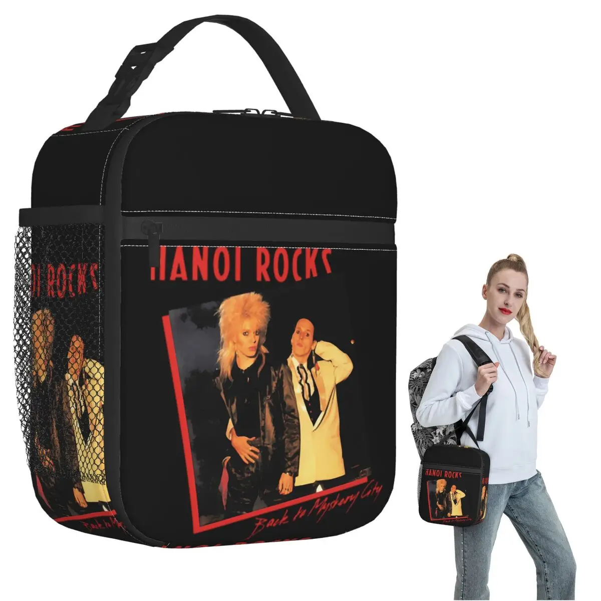 Hanoi Rocks Insulated Lunch Bag for Women Children Portable Food Boxes Thermal Lunch Box Tote
Hanoi Rocks Insulated Lunch Bag for Women Children Portable Food Boxes Thermal Lunch Box Tote