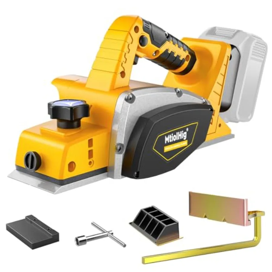 30000 CPM Cordless Handheld Planer Compatible with DeWalt 20V Battery 3-1/4 Inch Electric Planer - Power Hand Wood Planer for W
30000 CPM Cordless Handheld Planer Compatible with DeWalt 20V Battery 3-1/4 Inch Electric Planer - Power Hand Wood Planer for W