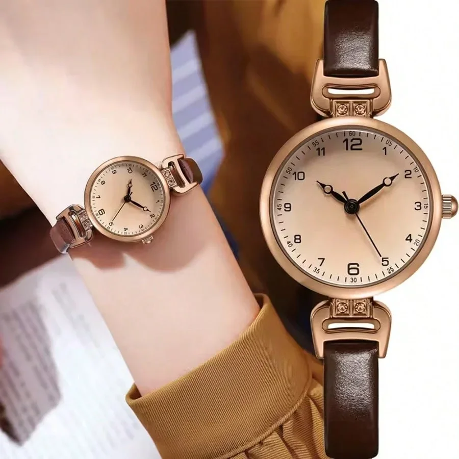 Women's Watches Small Round Ladies Bracelet Watch PU Leather Thin Retro Quartz Wristwatch for Women Girls Gifts Elegant retro st
Women's Watches Small Round Ladies Bracelet Watch PU Leather Thin Retro Quartz Wristwatch for Women Girls Gifts Elegant retro st