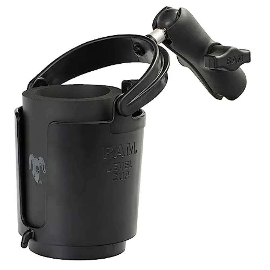 RAP-B-132B-201U Level Cup 16oz Drink Holder with Double Socket Arm with Medium Arm Compatible with RAM B Size 1" Ball Component
RAP-B-132B-201U Level Cup 16oz Drink Holder with Double Socket Arm with Medium Arm Compatible with RAM B Size 1" Ball Component