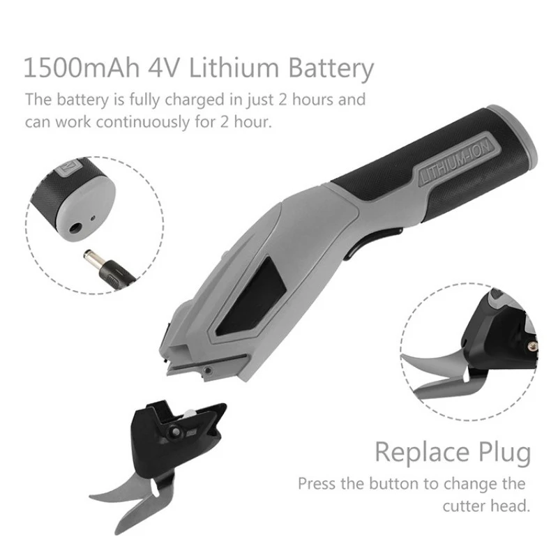 Y4005 Electric Scissors USB Model, Fabric Leather Trimming Rechargeable Electric Scissors 8000rpm Easy to operate
Y4005 Electric Scissors USB Model, Fabric Leather Trimming Rechargeable Electric Scissors 8000rpm Easy to operate