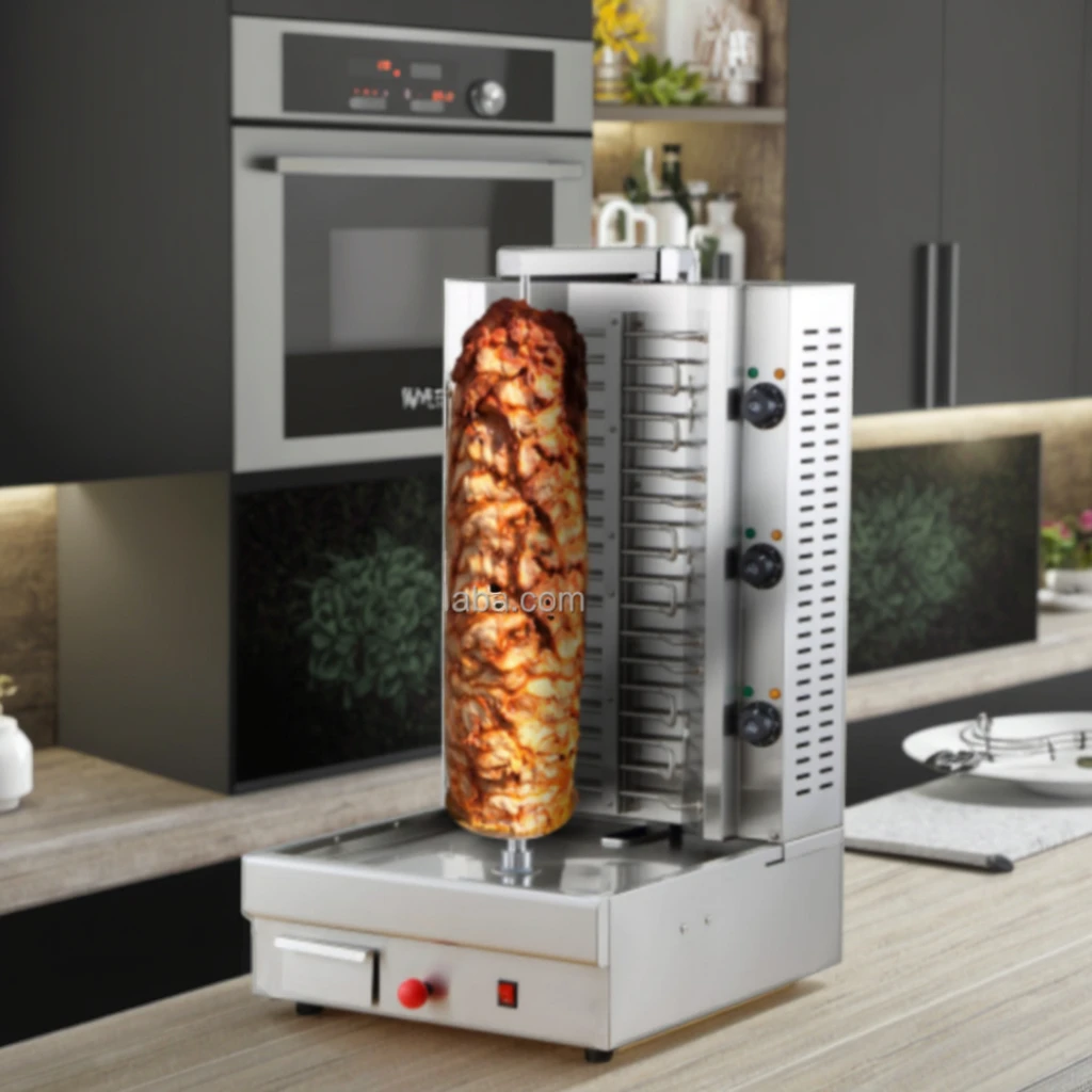 Factory Direct Stainless Steel Shawarma Machine Electric Turkish Kebab Grill with 3 Burners Brand New for Sale
Factory Direct Stainless Steel Shawarma Machine Electric Turkish Kebab Grill with 3 Burners Brand New for Sale