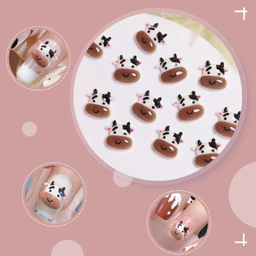50pcs Cartoon Cow Nail Art Accessories Resin Decorative Items for DIY Craft Nail Art Accessory Manicure Adorn Jewelry Set
50pcs Cartoon Cow Nail Art Accessories Resin Decorative Items for DIY Craft Nail Art Accessory Manicure Adorn Jewelry Set