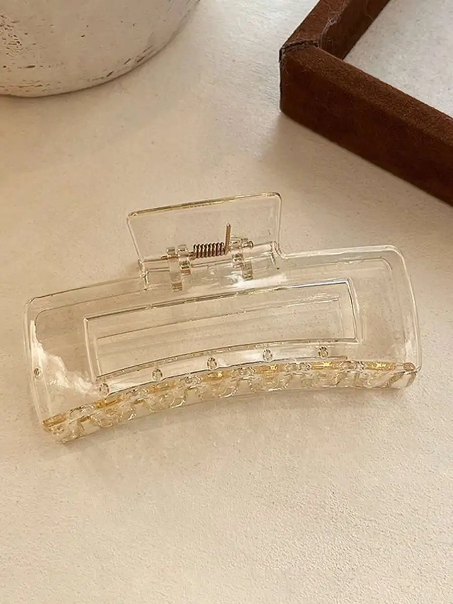 Clear Acrylic Large Square Hair Claw Clip For Women Stylish Daily Party Work Vacation Accessory
Clear Acrylic Large Square Hair Claw Clip For Women Stylish Daily Party Work Vacation Accessory