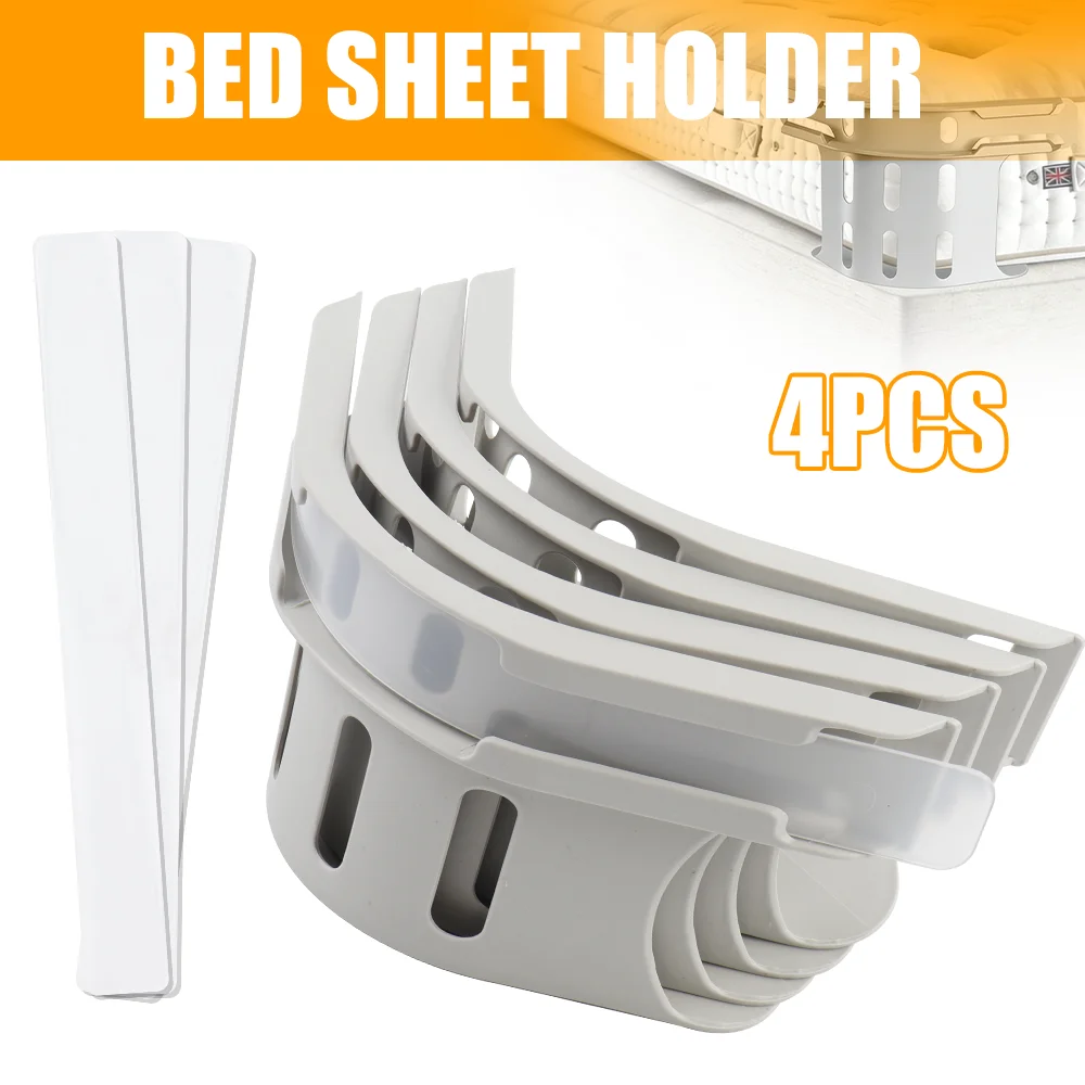 4Pcs Adjustable Bed Sheet Holder, Pinless Non-Slip Sheet Grippers for Household/Camper/Mattress Cover, Home Textile Accessories
4Pcs Adjustable Bed Sheet Holder, Pinless Non-Slip Sheet Grippers for Household/Camper/Mattress Cover, Home Textile Accessories