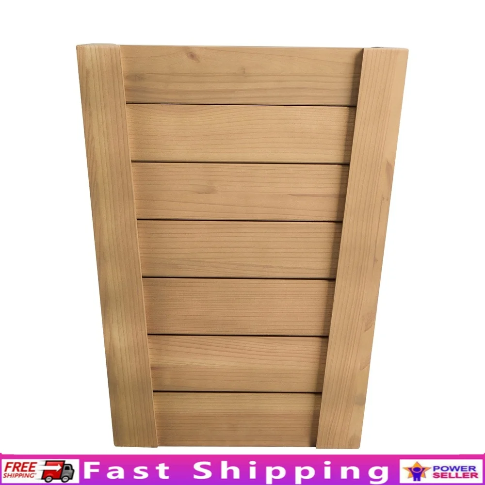 16 Inch Tall Wooden Planter Tapered Design Outdoor Garden Planter Spacious Deep Interior Drainage Hole Weather Resistant Plants
16 Inch Tall Wooden Planter Tapered Design Outdoor Garden Planter Spacious Deep Interior Drainage Hole Weather Resistant Plants
