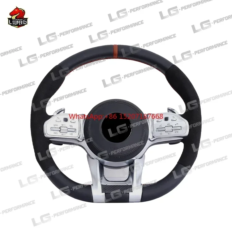 Custom Leather Car Steering Wheel Fit for Mercedes Benz C-class E-Class S-Class Carbon Fiber Steering Wheels
Custom Leather Car Steering Wheel Fit for Mercedes Benz C-class E-Class S-Class Carbon Fiber Steering Wheels