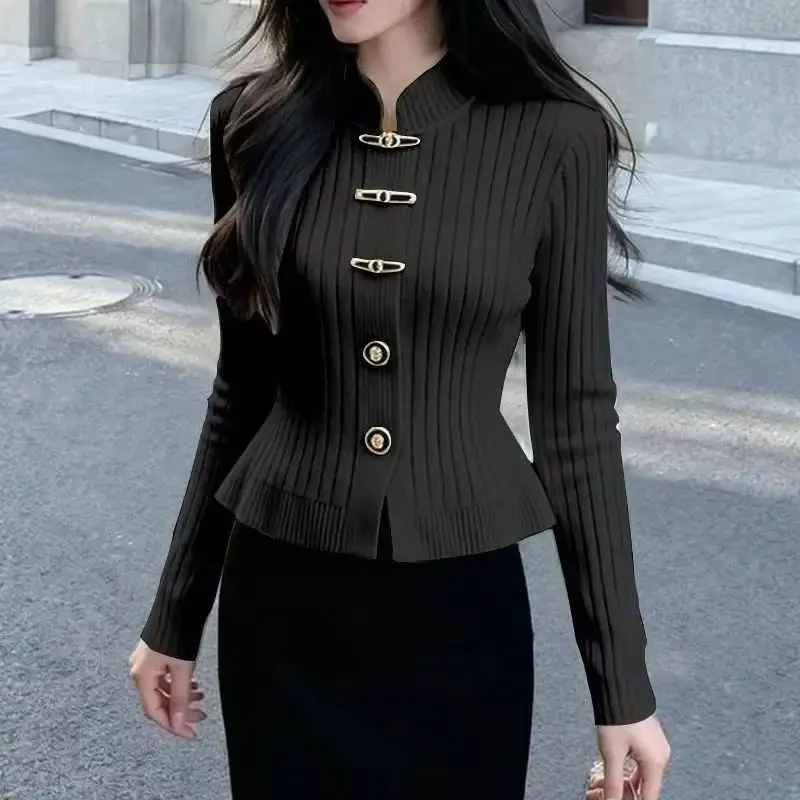 Women SpringAutumn New Knitwear Temperament Cardigan Advanced Sense Jacket Waist Bottoming Ladies Top Fashion Solid Sweater Coat
Women SpringAutumn New Knitwear Temperament Cardigan Advanced Sense Jacket Waist Bottoming Ladies Top Fashion Solid Sweater Coat