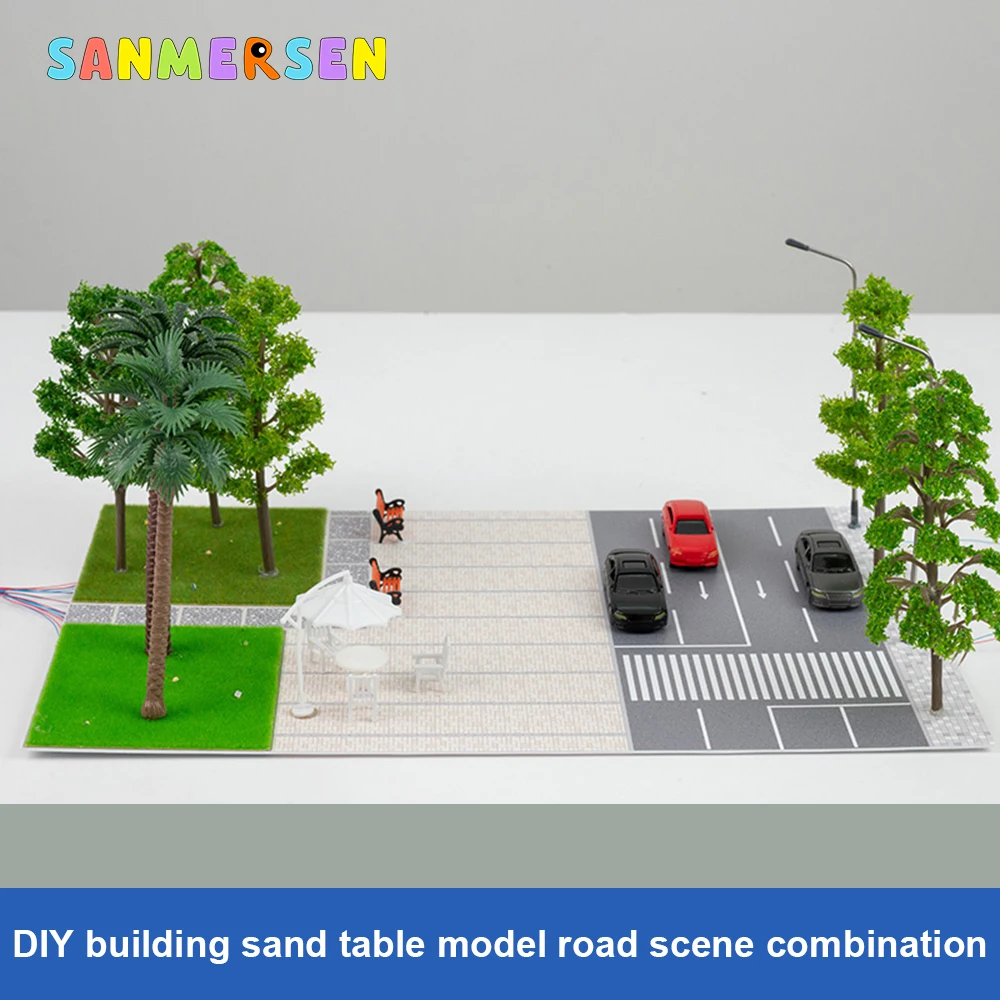Car Model LED Lighting Street Scene Car Parking Lot With Lamp Street Lights Model Railway City Road Display Scene Model Toy Set
Car Model LED Lighting Street Scene Car Parking Lot With Lamp Street Lights Model Railway City Road Display Scene Model Toy Set