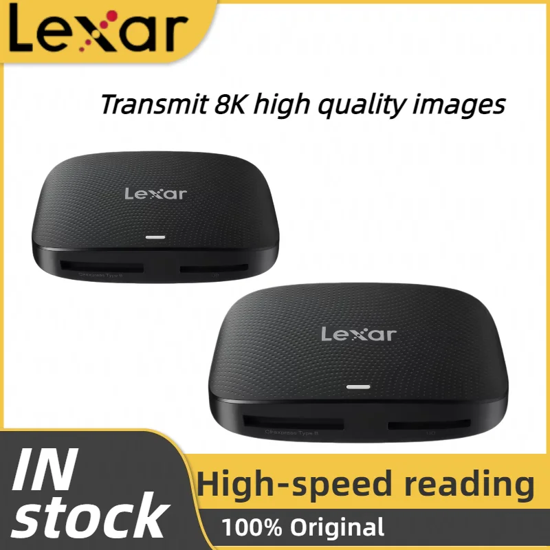 Original Lexar Professional CFexpress Type B / SD Card Reader USB 3.2 Gen 2 High Speed Memory Card RW520
Original Lexar Professional CFexpress Type B / SD Card Reader USB 3.2 Gen 2 High Speed Memory Card RW520