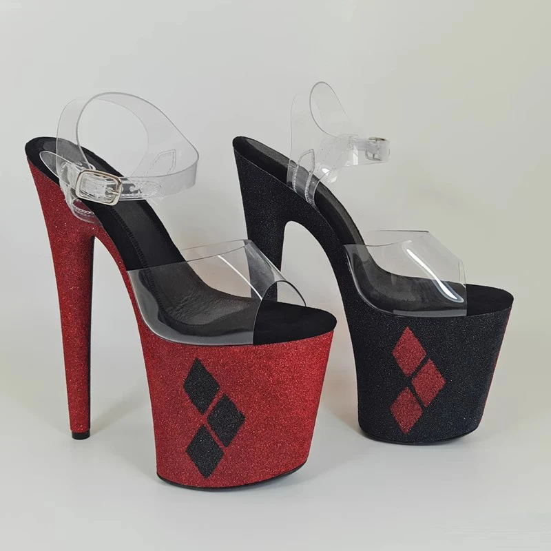 Wome Fashion 20CM/8inches PVC Upper Platform Sexy High Heels Sandals Pole Dance Shoes 017
Wome Fashion 20CM/8inches PVC Upper Platform Sexy High Heels Sandals Pole Dance Shoes 017