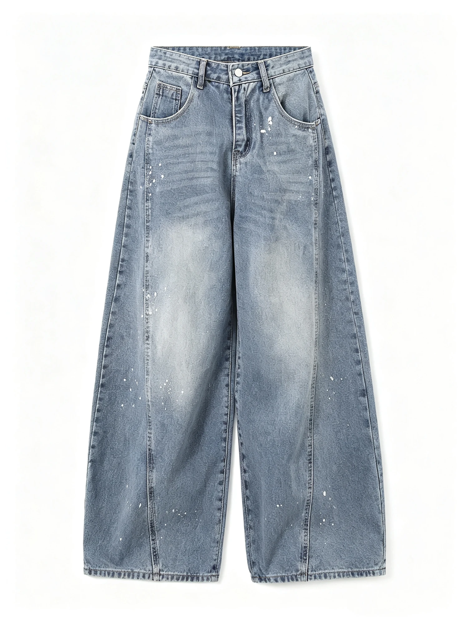 Women's Blue Baggy Jeans Y2k Gyaru Vintage Hiphop Grunge Punk Denim Trousers Oversize Straight Wide Leg Denim Pants Summer 2026
Women's Blue Baggy Jeans Y2k Gyaru Vintage Hiphop Grunge Punk Denim Trousers Oversize Straight Wide Leg Denim Pants Summer 2026