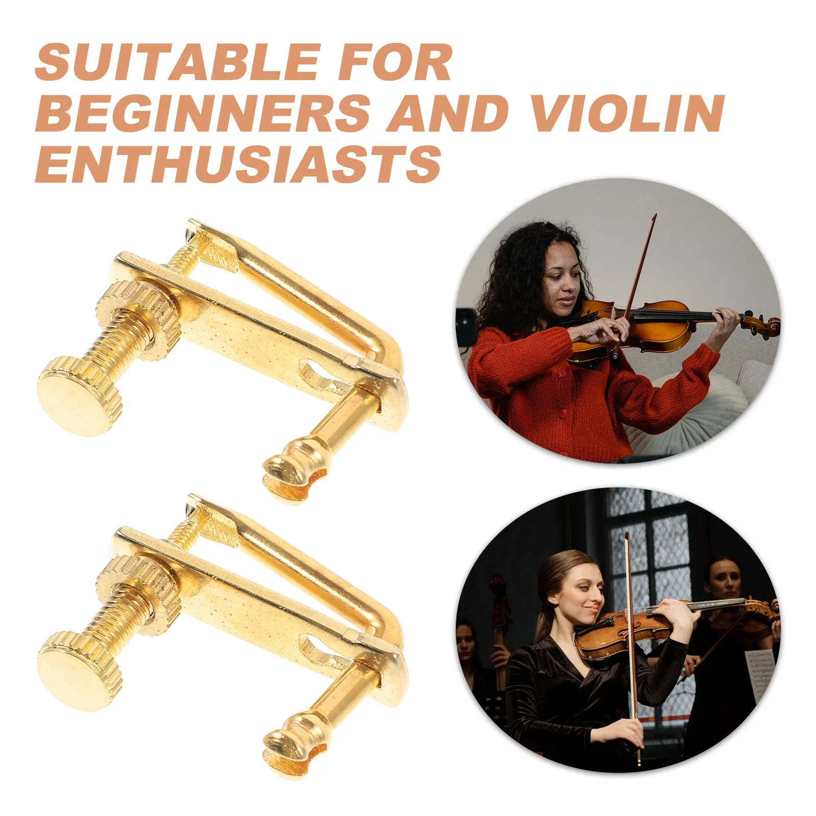 4pcs Violin Metal Keys for 4/4 3/4 Violins Gold Instrument Tuning Tools Accessories Practical Beginner Professional
4pcs Violin Metal Keys for 4/4 3/4 Violins Gold Instrument Tuning Tools Accessories Practical Beginner Professional