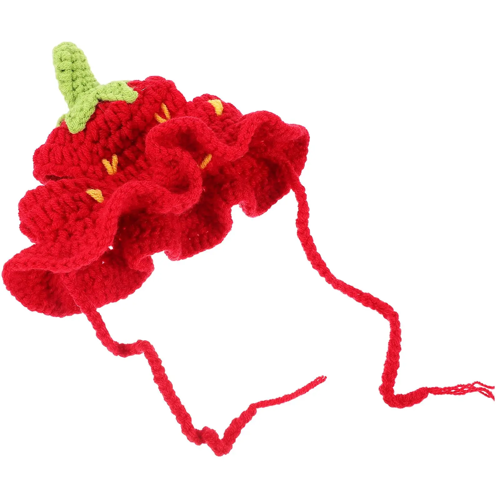 Strawberry Hat Cat Hats Costume for Dog Adjustable Birthday Party Cap Small Cute Yarn Pet Fruit Headgear
Strawberry Hat Cat Hats Costume for Dog Adjustable Birthday Party Cap Small Cute Yarn Pet Fruit Headgear